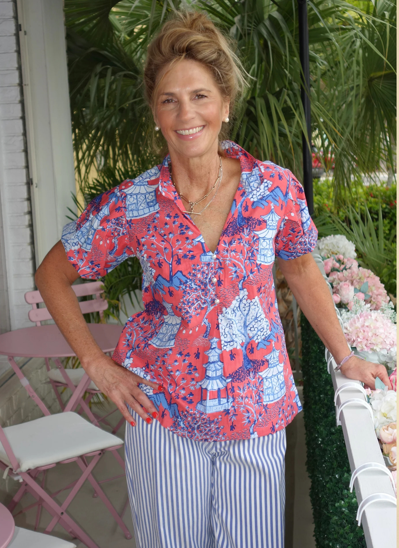 Kristina Top- Shanghai Red