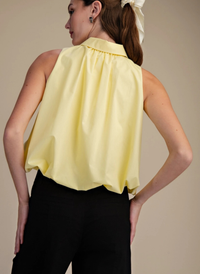 Bethany Bubble Hem Top