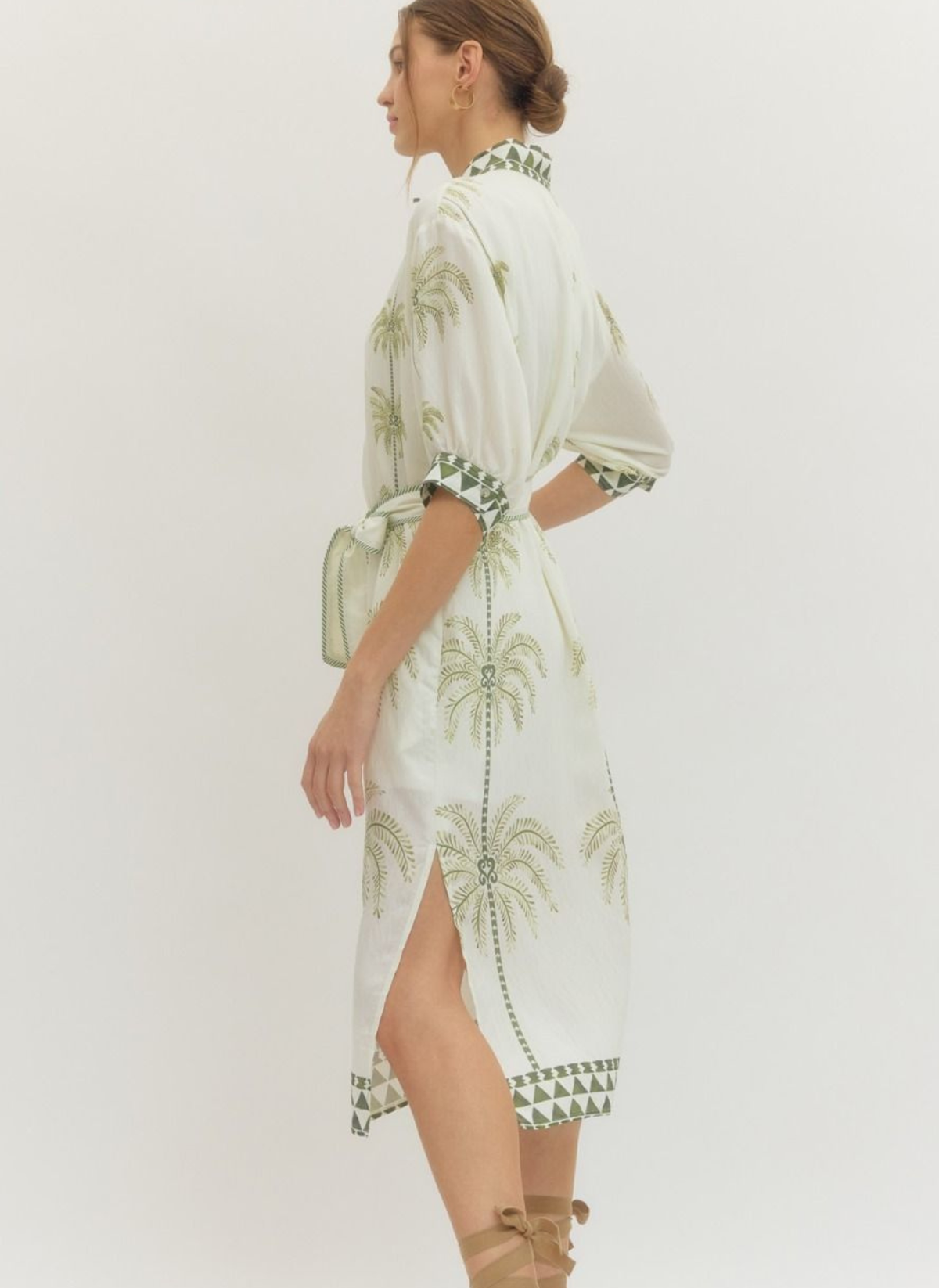 Palm Paradise Midi Dress