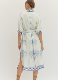 Palm Paradise Midi Dress