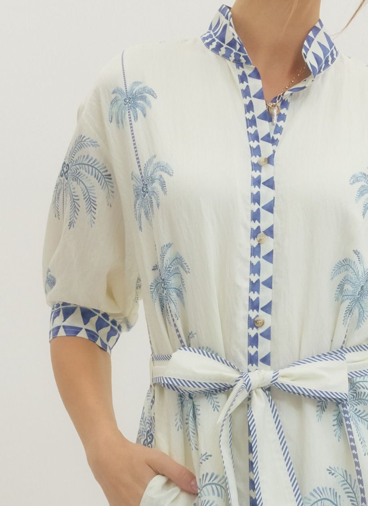 Palm Paradise Midi Dress