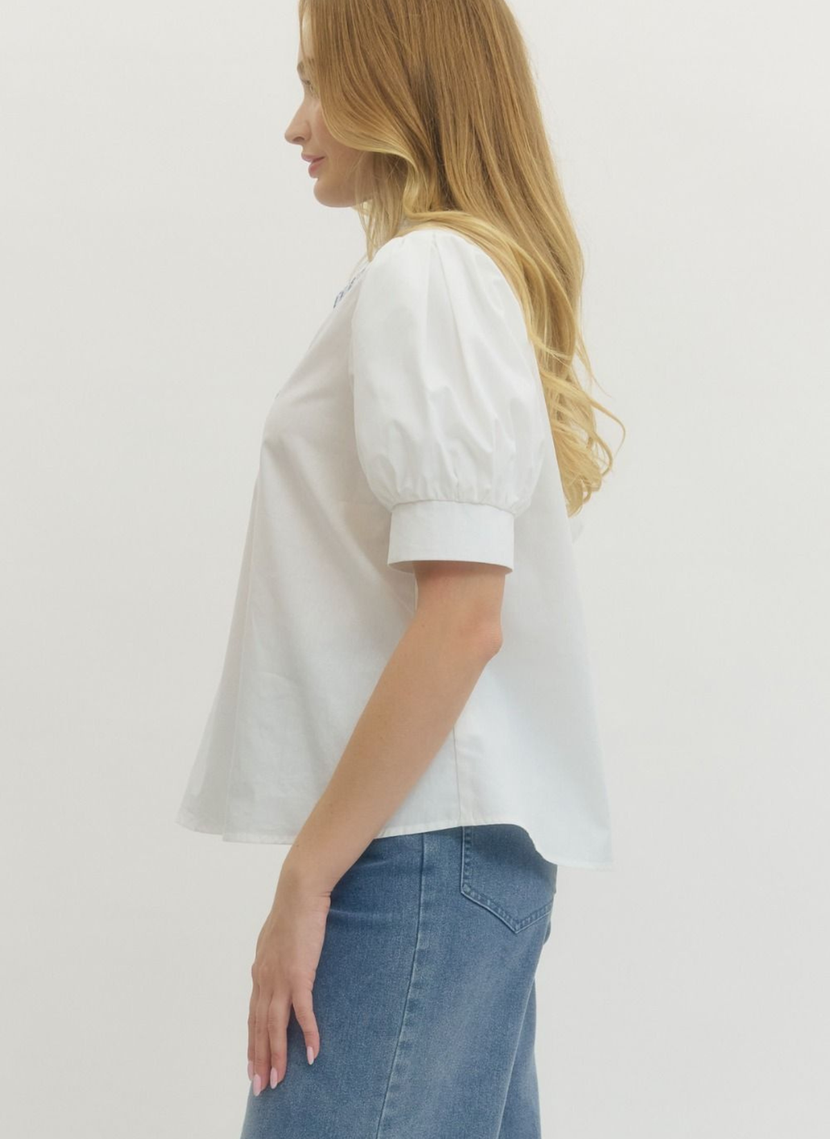 Jolie Embroidered Top