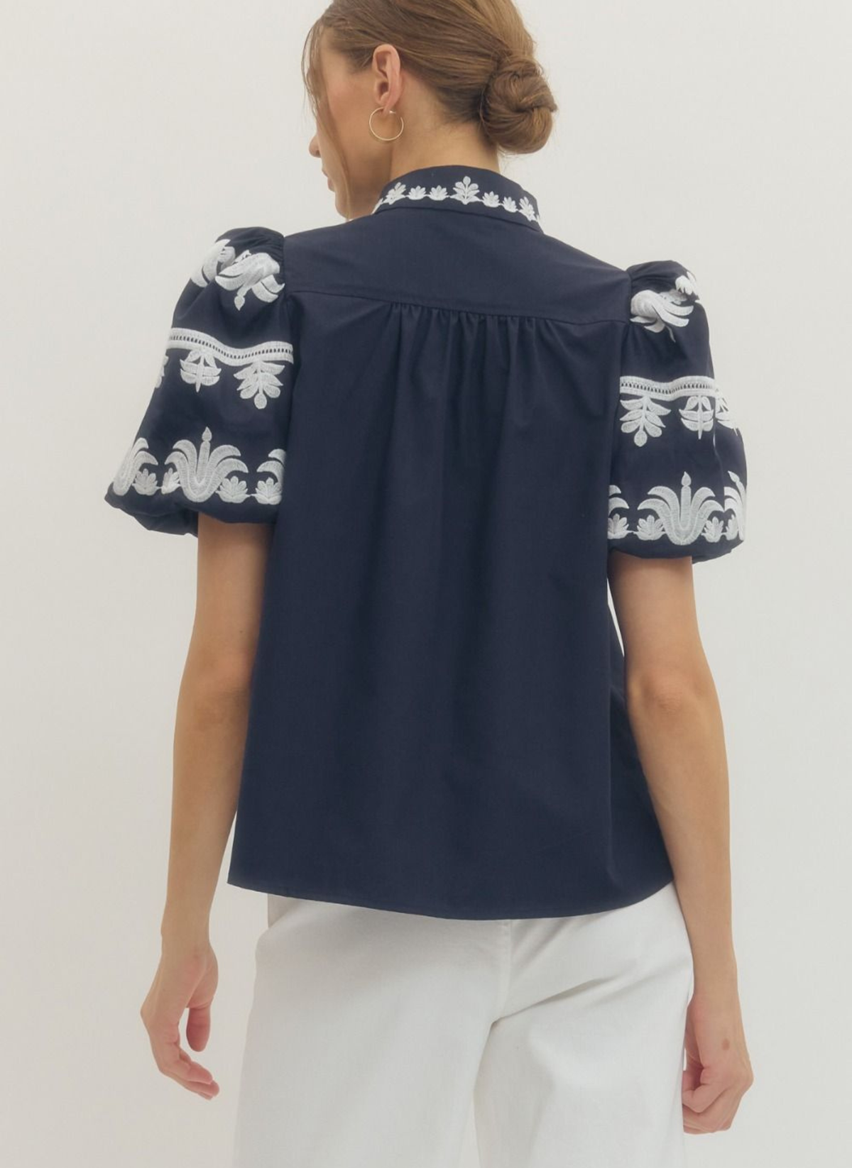 Tessa Embroidered Tunic Top