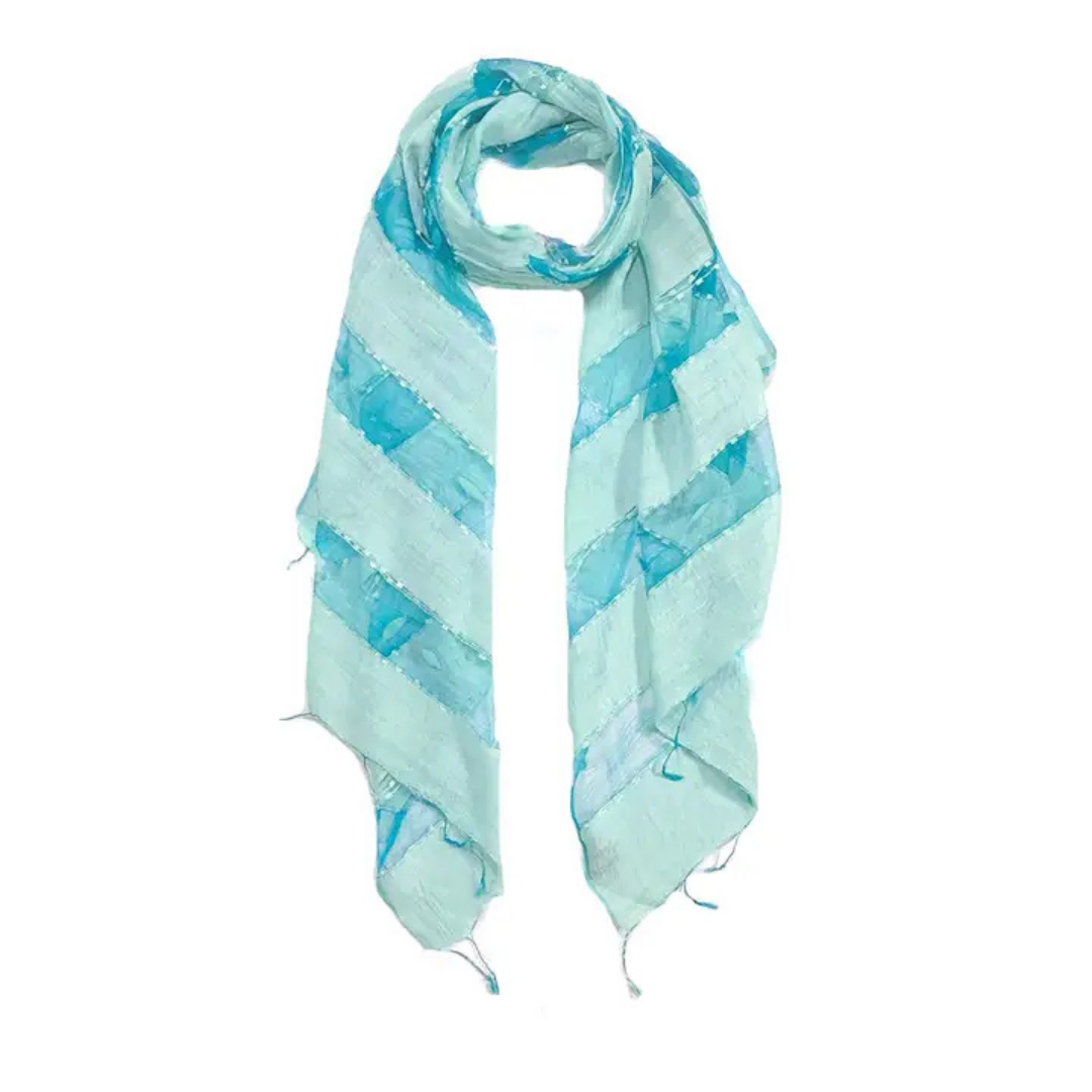 Hand Woven Silk Blended Scarf