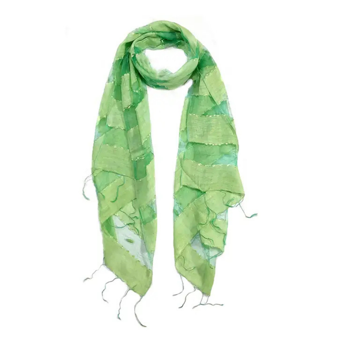 Hand Woven Silk Blended Scarf