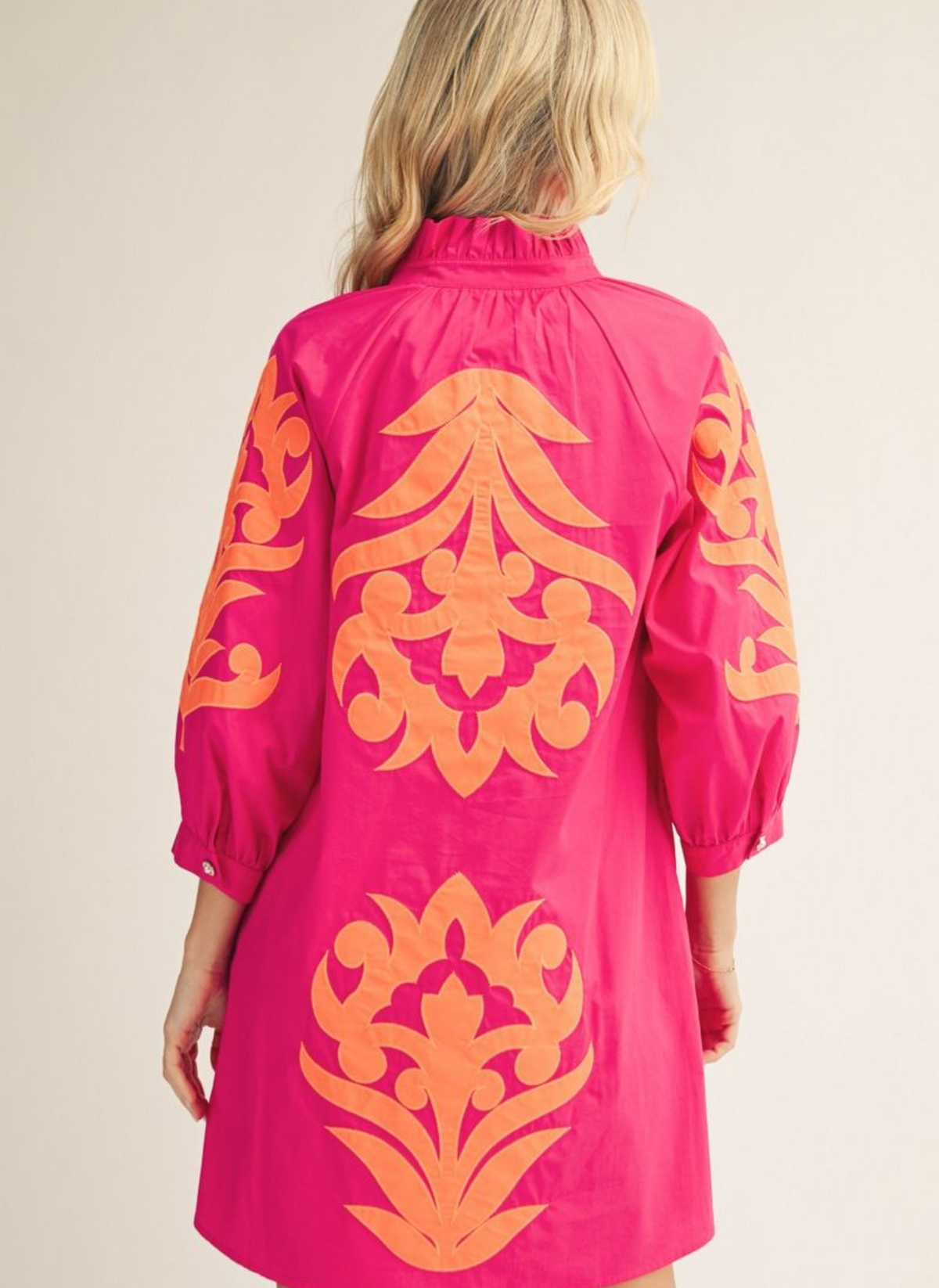 Kit Baroque Floral Dress