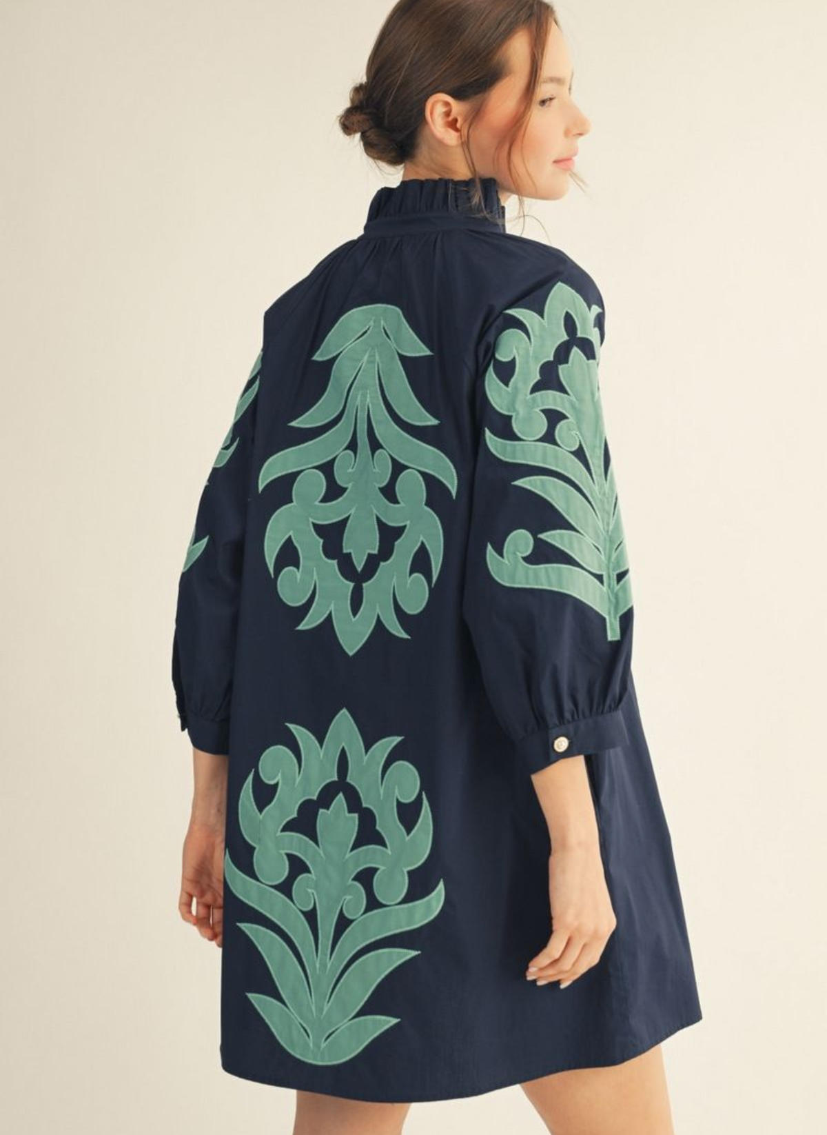 Kit Baroque Floral Dress