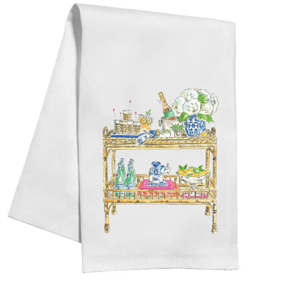 Bar Cart Kitchen Towel
