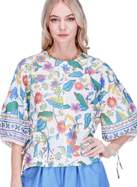 Festival Florals Printed Top