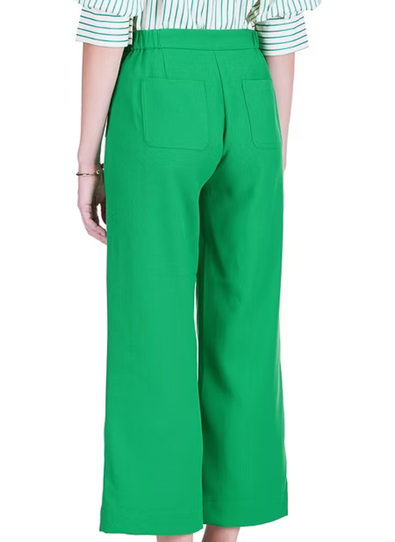 Pocket Crop Twill Pant