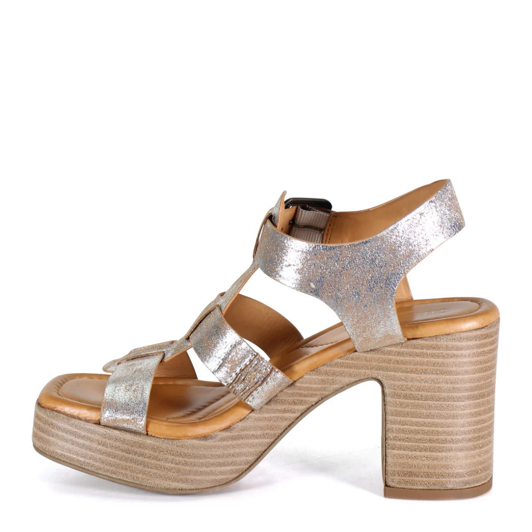 Angel Food Heeled Sandal - Silver