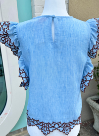 Constance Embroidered Top