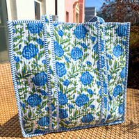 XL Quilted Market Tote Bag