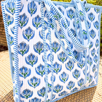 XL Quilted Market Tote Bag