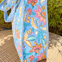 XL Quilted Market Tote Bag