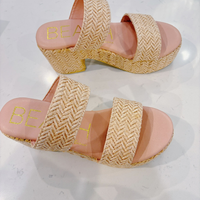 Ocean Ave Platform Sandal - Quartz Pink