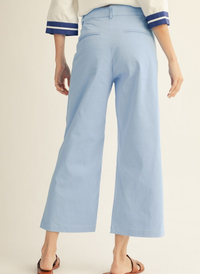 Jessie Scallop Pocket Wide Leg Pants