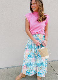 Betsy Skirt- Key West Toile