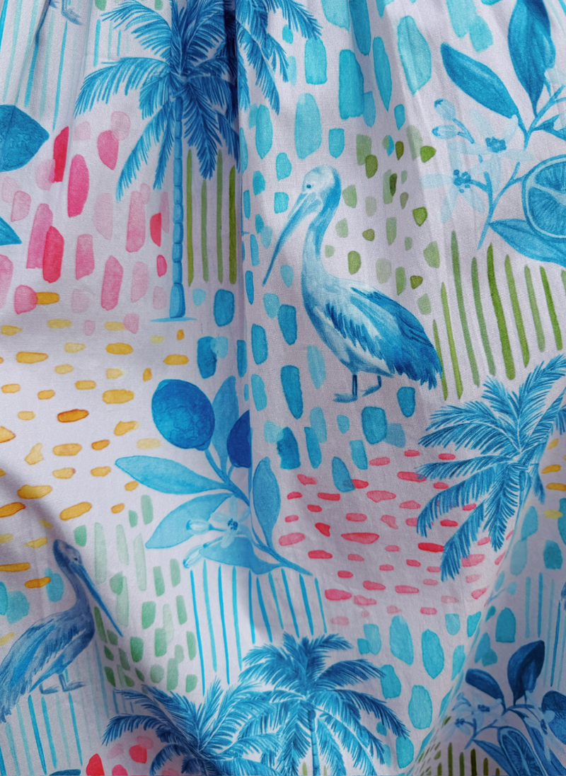 Betsy Skirt- Key West Toile