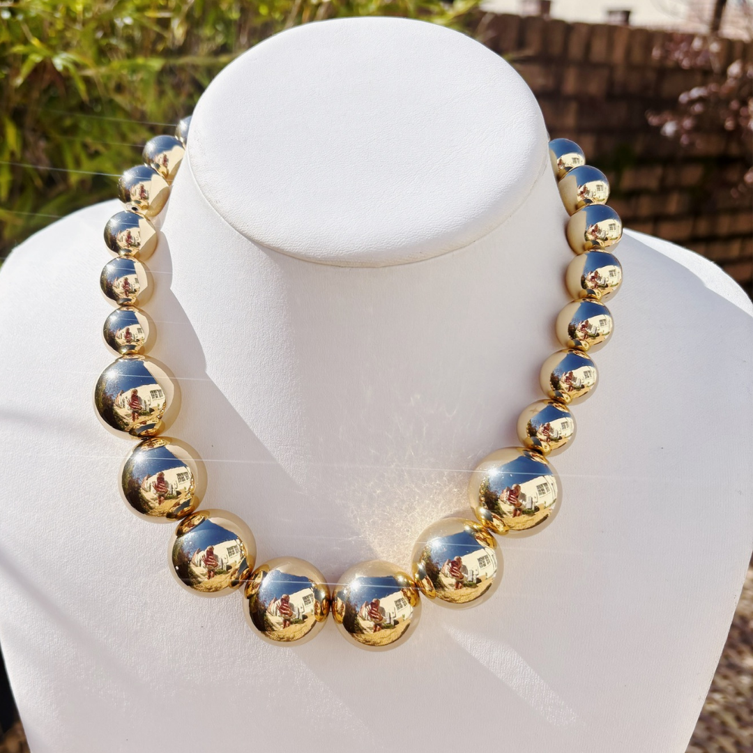 CCB Ball Statement Necklace
