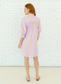 Kimberly Park Dress- Lavender and Green