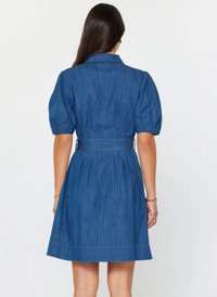 Debbie Denim Belted Dress