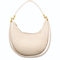 Woven Convertible Shoulder Bag