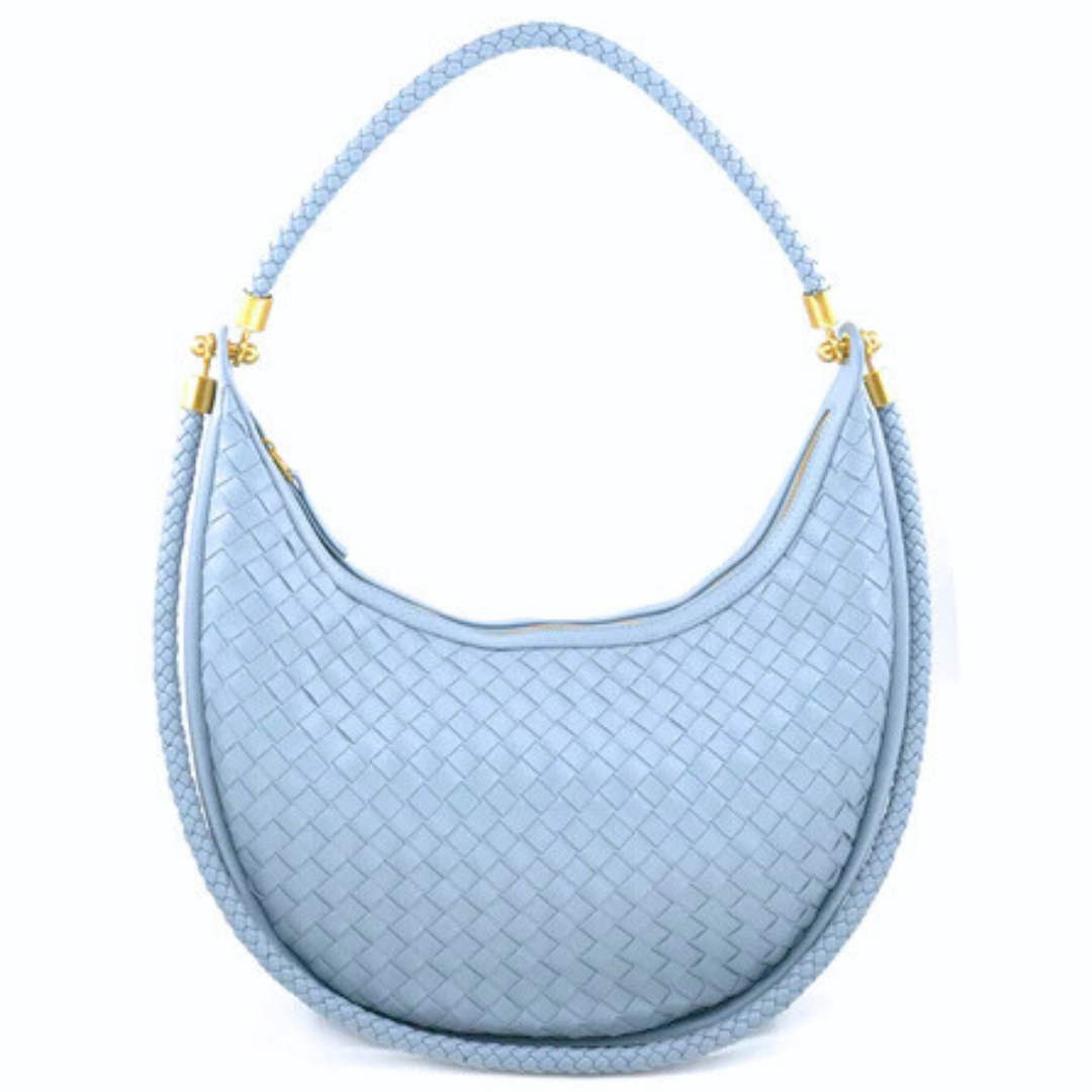 Woven Convertible Shoulder Bag