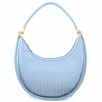 Woven Convertible Shoulder Bag