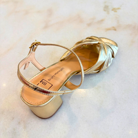 Holly Dress Sandal - Gold