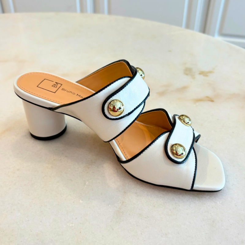 Willow Stud Sandal - Off White