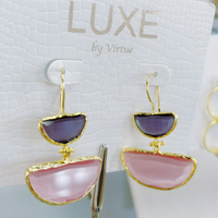 The Regina Luxe Stone Earring