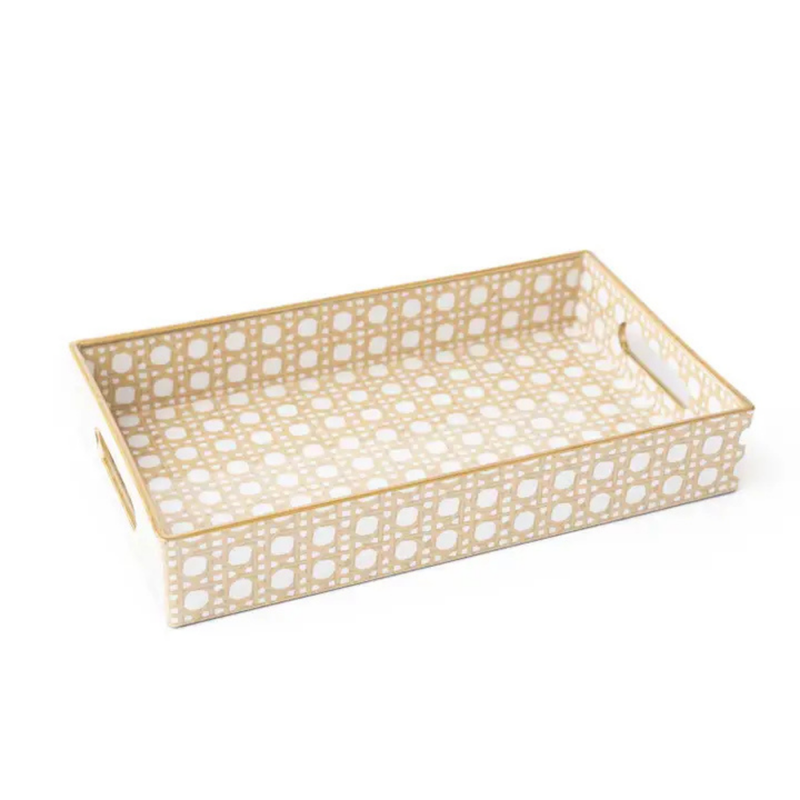 Cane Vanity Tray