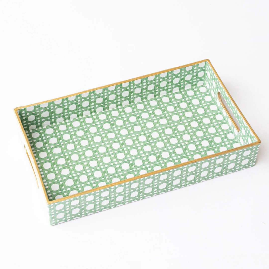 Cane Vanity Tray