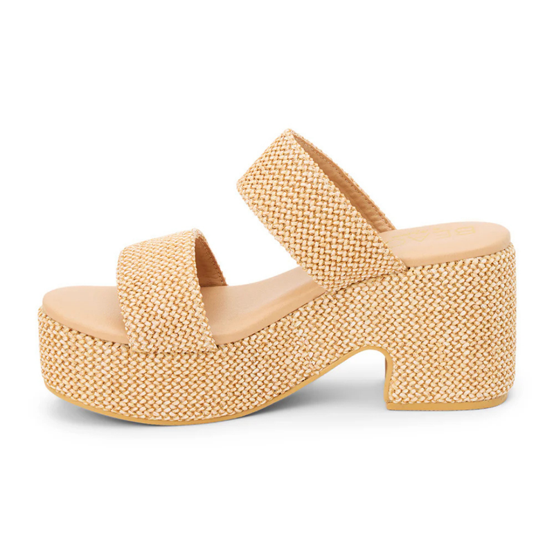 Ocean Ave Platform Sandal - Chestnut