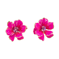 Small Jewel Box Flower Earrings