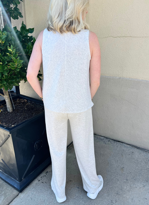 Scuba Mock Neck + Lounge Pant Set