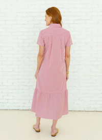 Maddie Midi Dress- Red