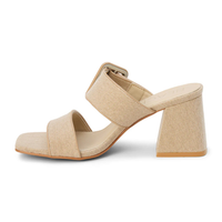 Lucy Heeled Sandal - Sand