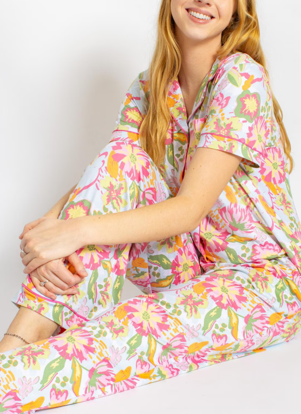 Summer Bouquet Pajama Set