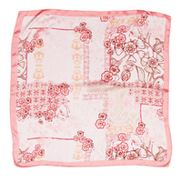 Floral Printed Silk Scarf