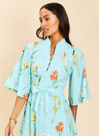 Carmen Midi Dress- Garden Waltz