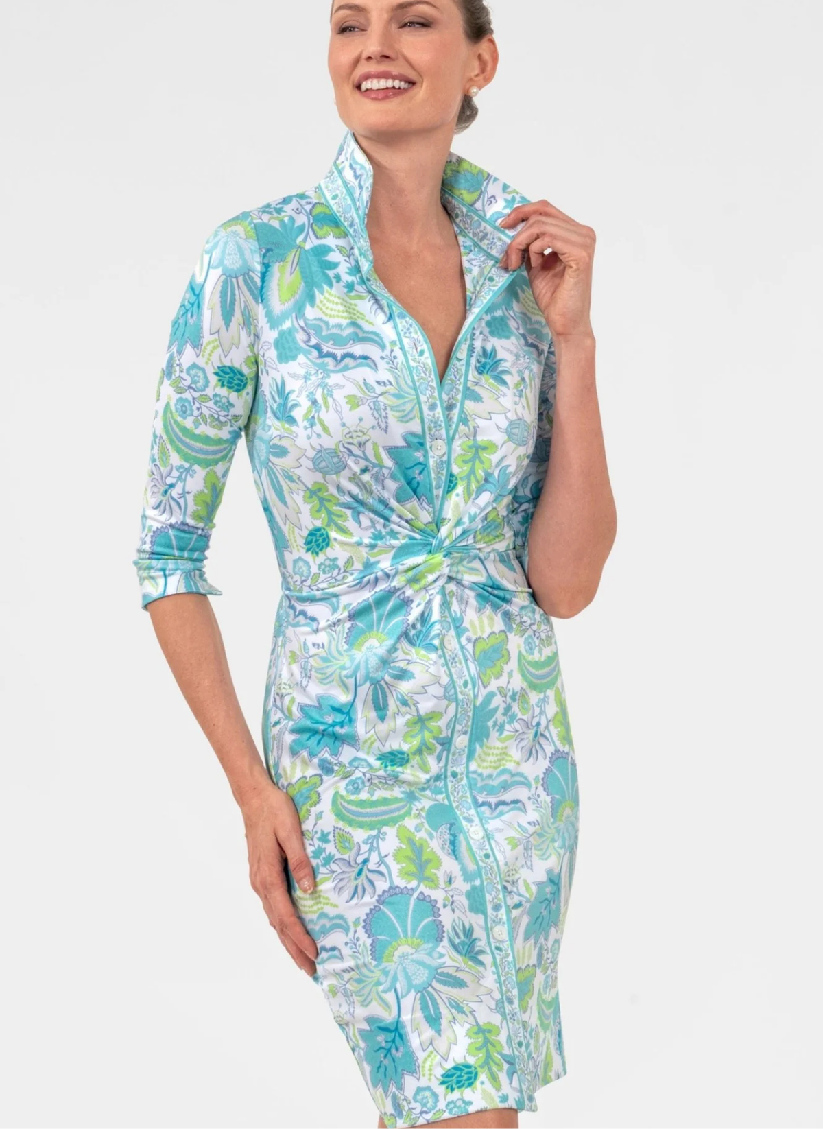 Twist & Shout Dress- Blooming Party