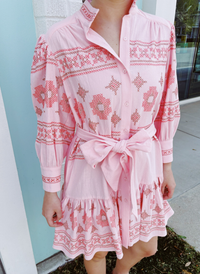 Christy Novelty Embroidered Dress