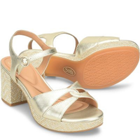 Lucille Heels - Metallic Platino