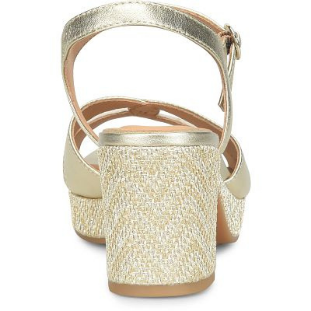 Lucille Heels - Metallic Platino