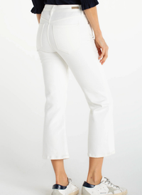 Hannah Crop Flare Denim