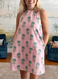 Camellia Tie Detail Shift Dress