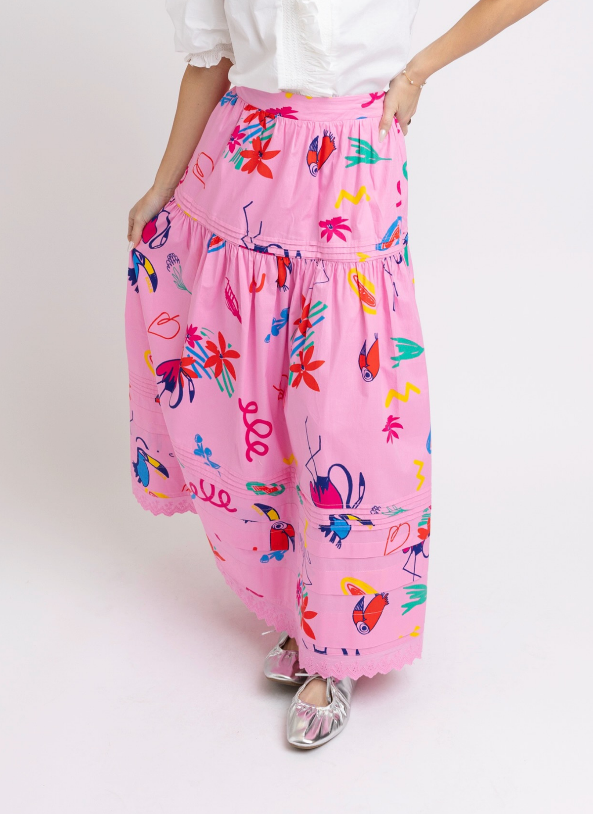 Birds of Paradise Maxi Skirt