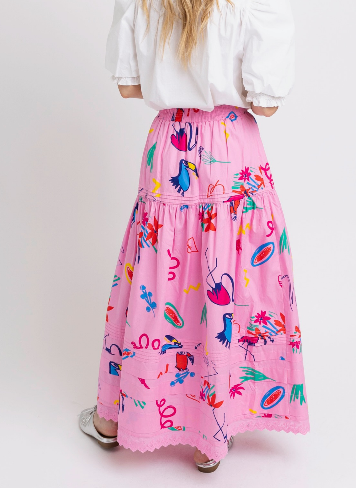 Birds of Paradise Maxi Skirt